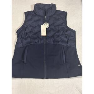 Calia Women’s L Cold Dash Run Vest Opulent Blue NWTs